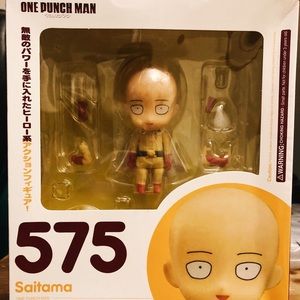Bandai One Punch Man Nendoroid Figure Saitama Cute